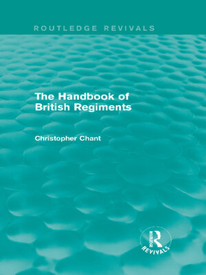 cover image of The Handbook of British Regiments (Routledge Revivals)